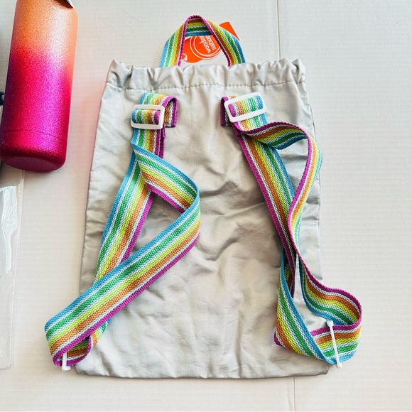 Wonder Nation Women's GRL PWR 11" Clear Tote, backpack & Water Bottle NEW - Picture 3 of 15